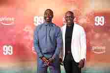 Iconic strike partnership Andy Cole and Dwight Yorke reunite on the red carpet