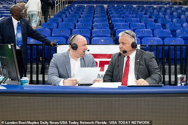 Moulton, right, worked for the likes of ESPN, Fox, CBS and NFL Radio during his career