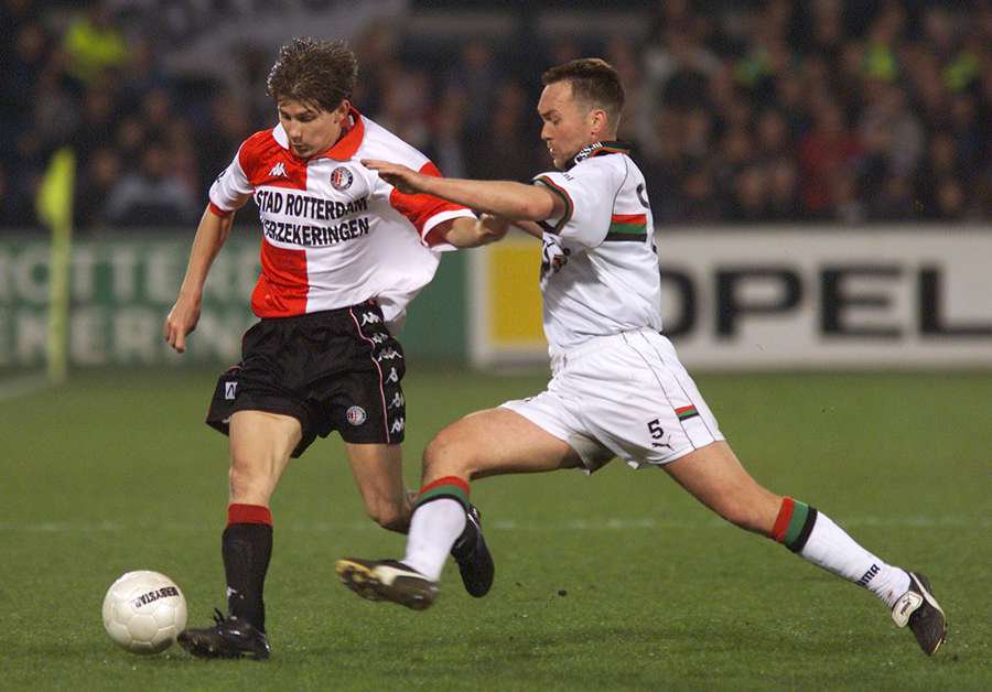 Euzebiusz Smolarek in action for Feyenoord against NEC