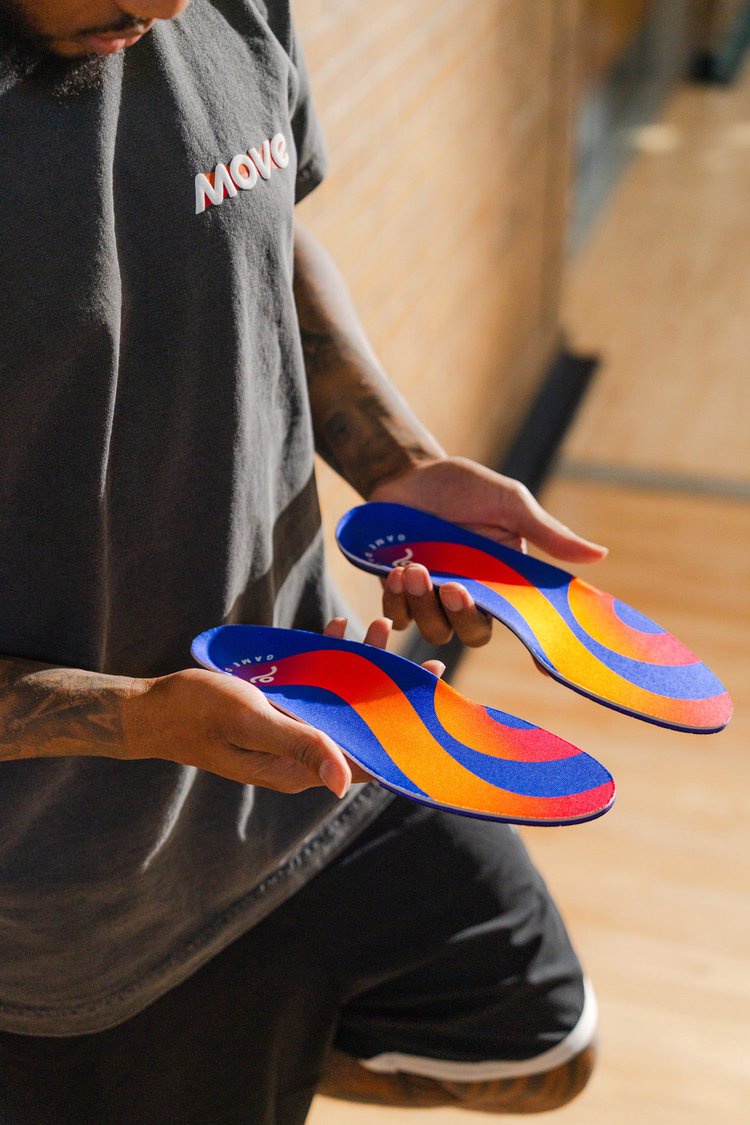The Portland Trail Blazers star created his own company for insoles of basketball shoes.  (Courtesy Move Insoles)