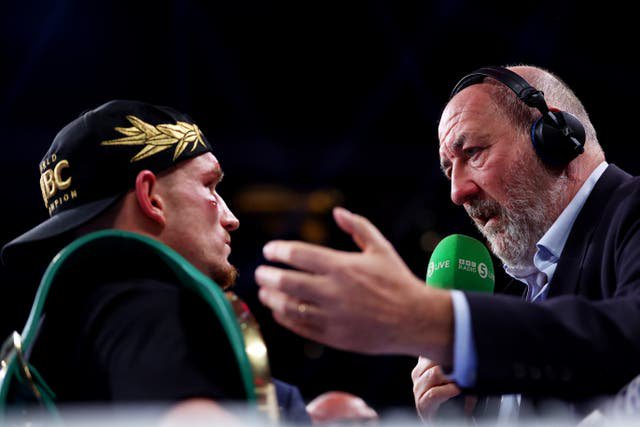 Smith speaks to The Independent columnist Steve Bunce after the fight