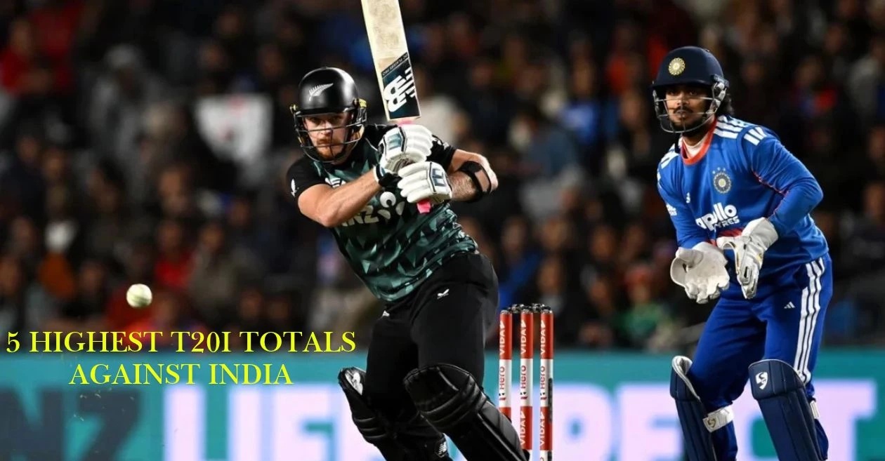 Top 5 highest team totals against India in T20I cricket ft. New Zealand