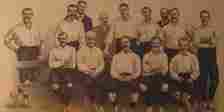 The Preston North End team for the 1888/89 season. 