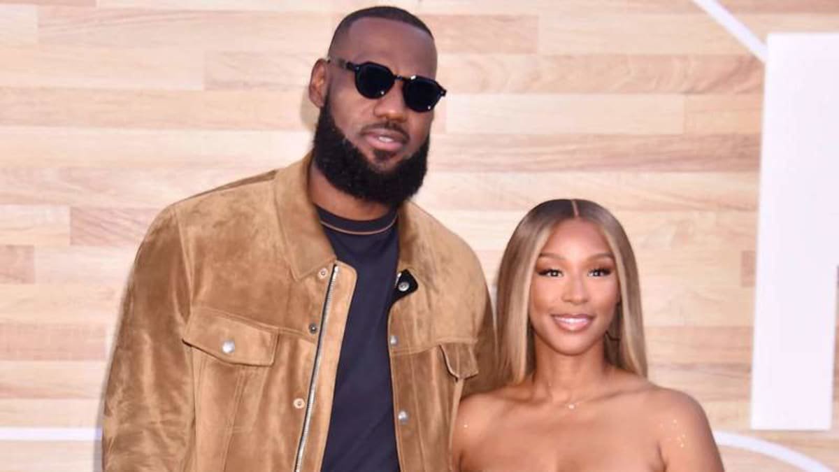 WESTWOOD, CA – JUNE 01: L-R LeBron James and Savannah James attend Netflix s Hustle World Premiere at the Regency Village Theatre on June 01, 2022 in Los Angeles, California. PUBLICATIONxNOTxINxUSA Copyright: xJeffreyxMayerx ©Credits: Imago