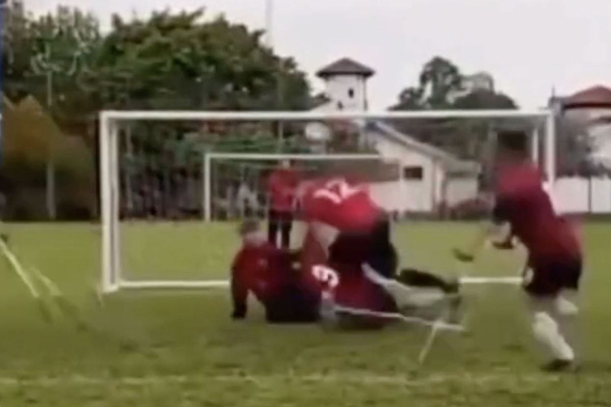 Amputee football fight