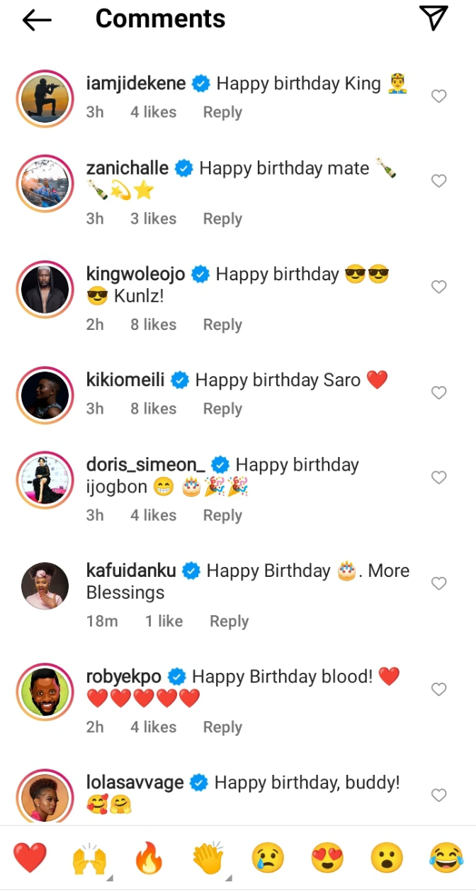 Stan Nze, Brodashaggi And Others React As Kule Remi "Saro" Celebrates His Birthday