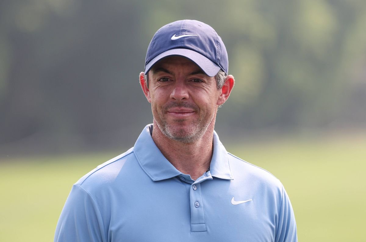 NEW DELHI, INDIA - OCTOBER 13: Rory McIlroy of Northern Ireland looks on prior to the DP World India Championship at Delhi Golf Club on October 13, 2026 in New Delhi, India. (Photo by Luke Walker/Getty images)