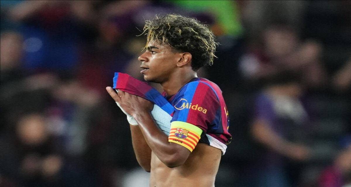 Lamine Yamal avec le Barça