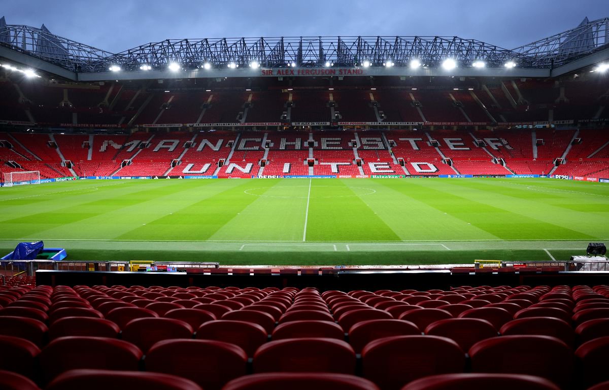 Inside view of Old Trafford