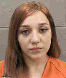 Angelina Belinda Calderon (pictured), 21, was arrested on Friday for the October deaths of her six-week-old twin daughters
