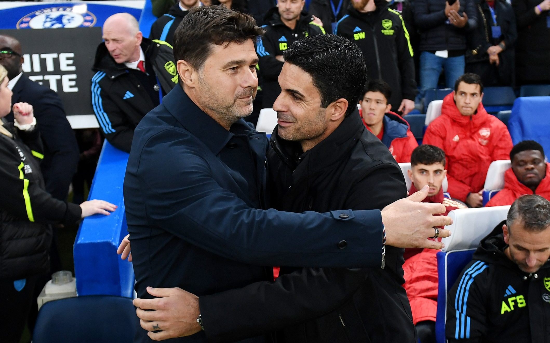 Mauricio Pochettino and Mikel Arteta