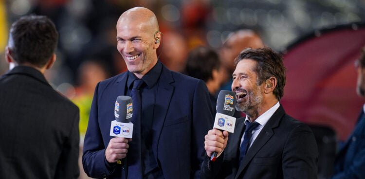 Zinédine Zidane et Bixente Lizarazu, une soirée pleine d’émotion