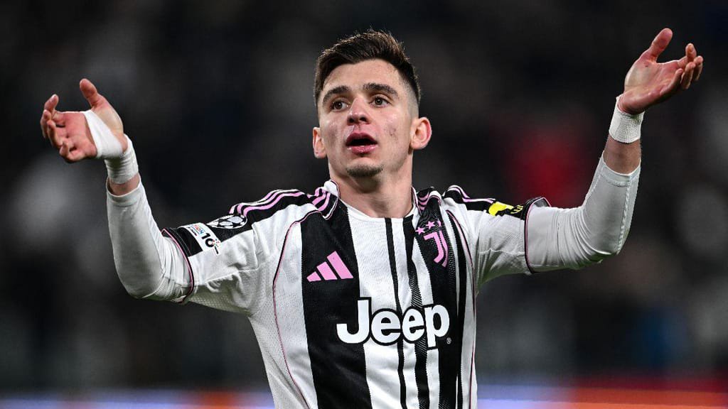 Francisco Conceição no Juventus-Sporting (Image Photo Agency/Getty Images)