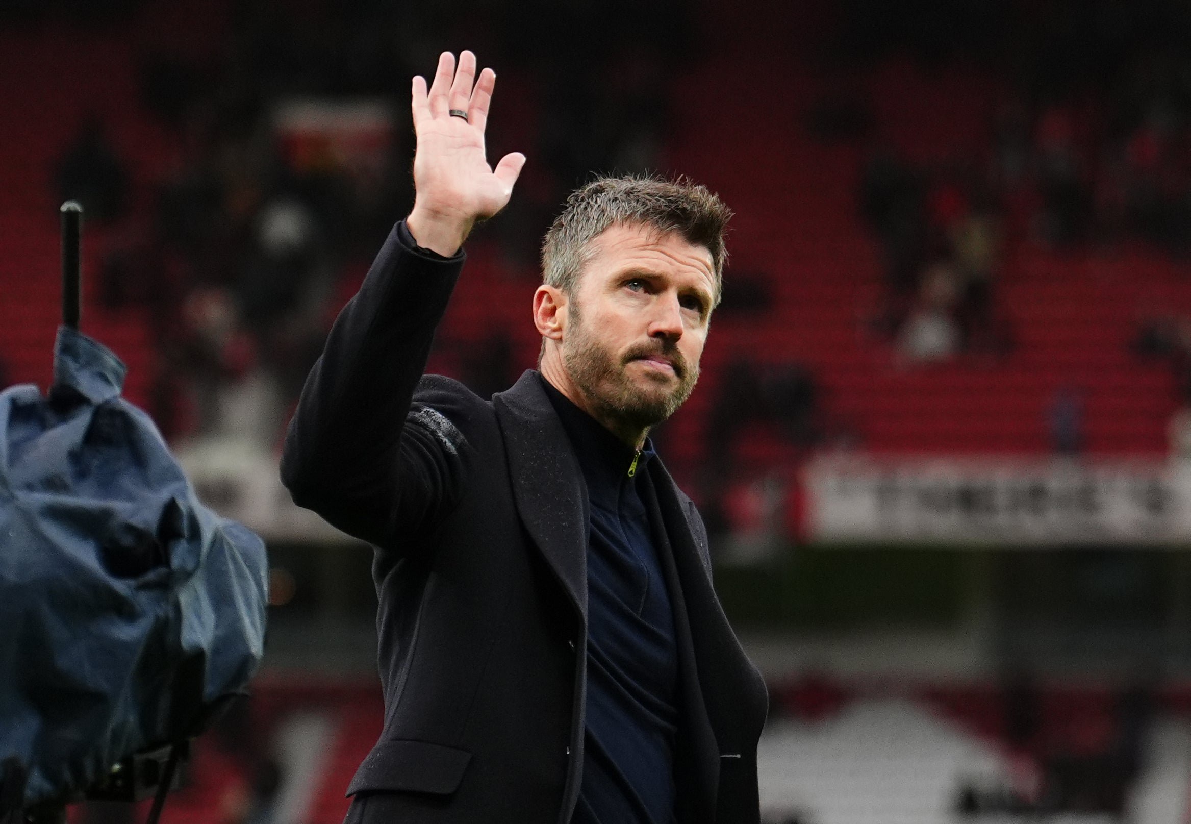 Michael Carrick’s position is hanging by a thread (Martin Rickett/PA)