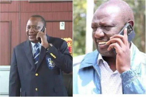 Details of Ruto's first phone call with Uhuru since poll victory