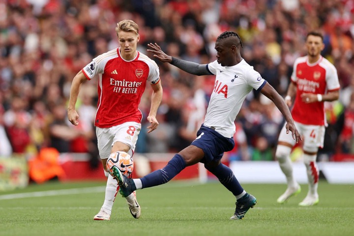 <p>Yves Bissouma is the outfield Spurs with the most league minutes so far this season </p>