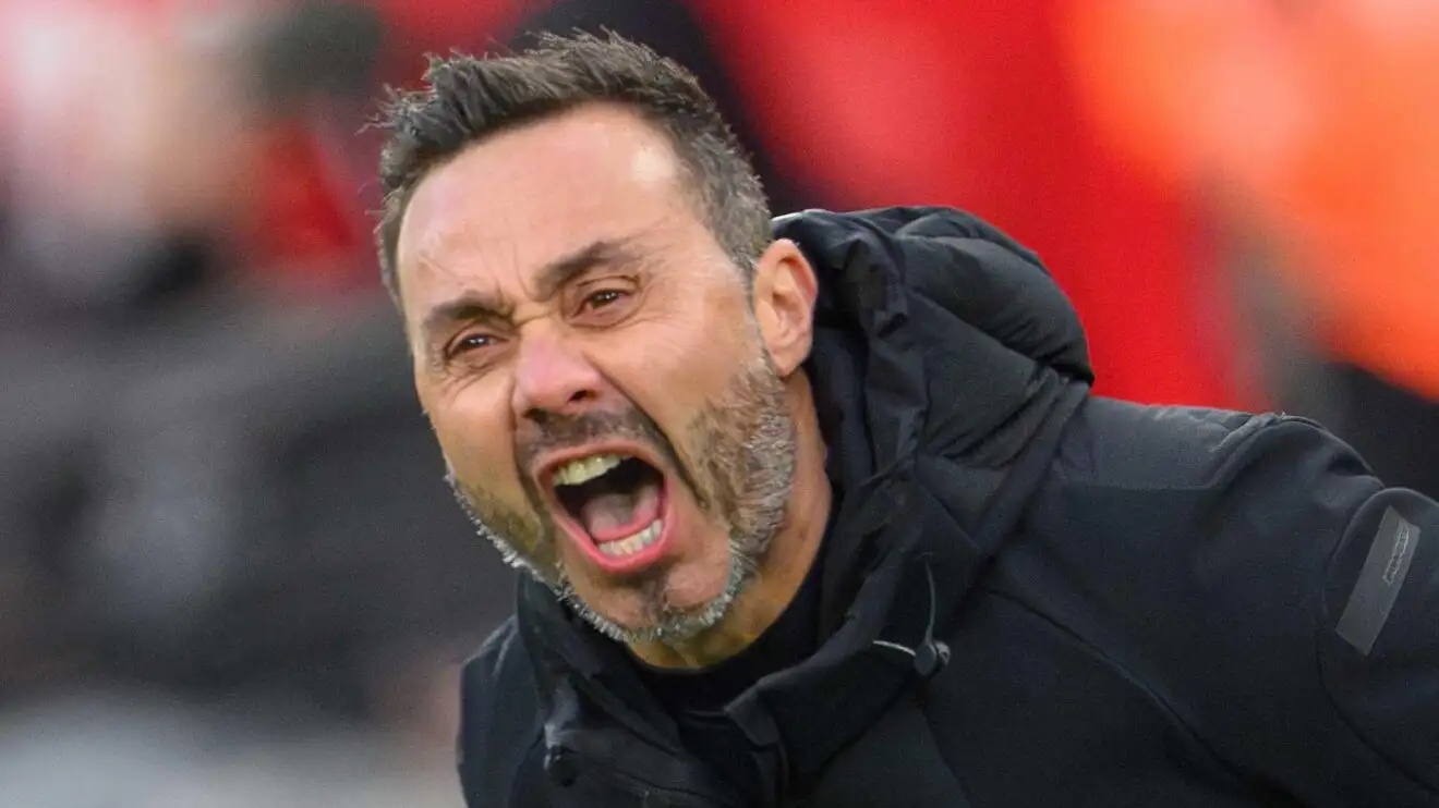 Tottenham Hotspur manager Roberto De Zerbi - copyright F365