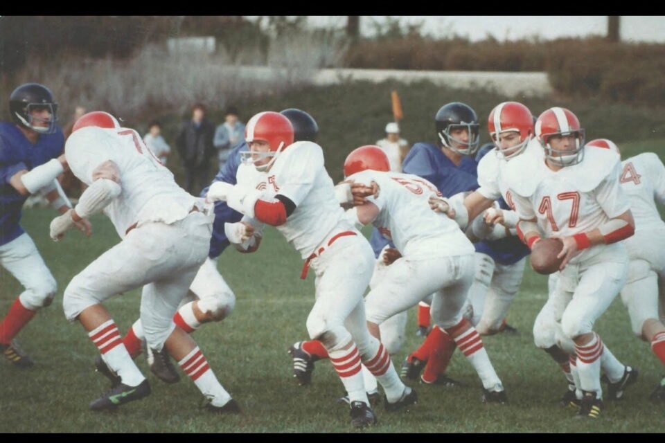 Des joueurs du Spartacus de Paris, dont le fondateur Laurent Plégelatte, lors d'un match dans les années 1980. 