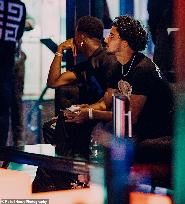 Manchester United's players partied at one of Melbourne's most exclusive nightclubs Ms Collins ahead of their clash with Crystal Palace at the MCG on Tuesday night