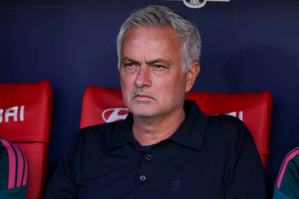 José Mourinho durante jogo do Real Madrid