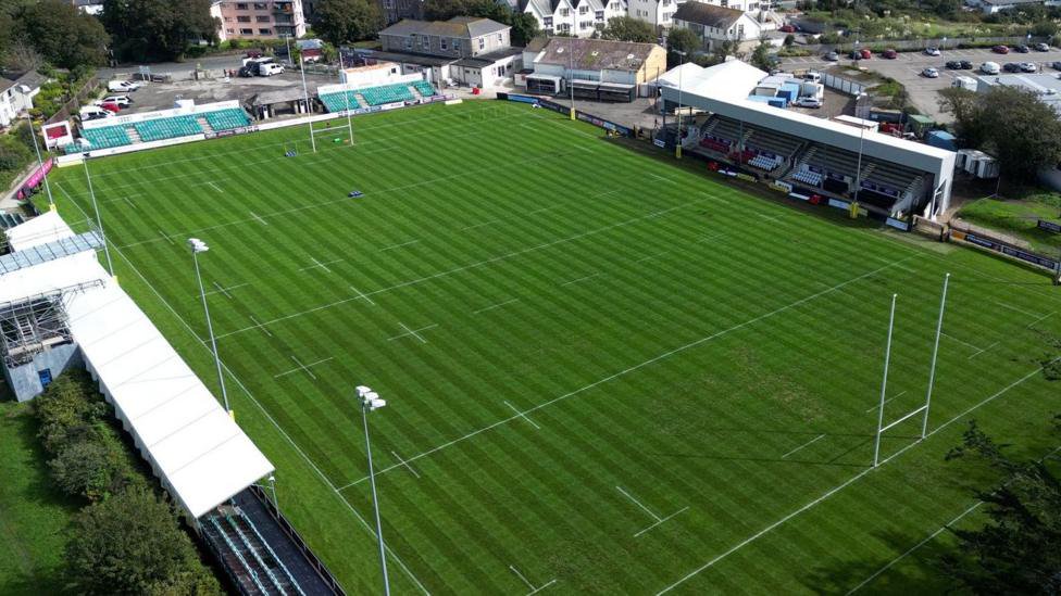 Aerial view of the Mennaye Field