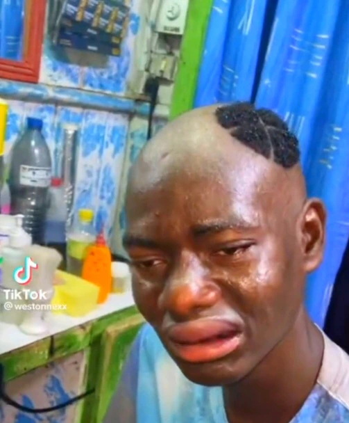 Man cries uncontrollably after a barber gives him this haircut | Face of  Malawi