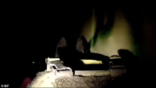 In a video shared by IDF spokesman Ofir Gendelman, one of the unit's canines can be seen racing through a dark tunnel network much like those under Gaza