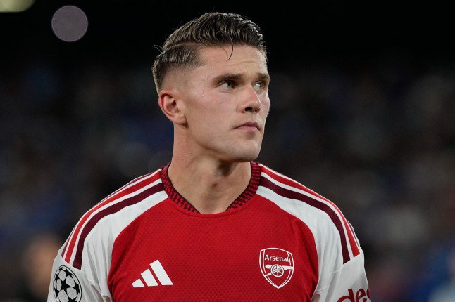 Mandatory Credit: Photo by Sportphoto24/Franco Romano/Shutterstock (17145195cd) Viktor Gyokeres of Arsenal FC during the UEFA Champions League match between SSC Napoli and Arsenal FC at Stadio Diego Armando Maradona Naples Italy on 09 September 2026. (Photo Franco Romano) SSC Napoli v Arsenal FC - UEFA Champions League, Stadio Diego Armando Maradona, Naples, Italy - 09 Sep 2026