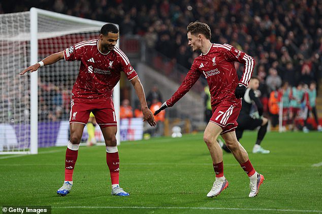 Florian Wirtz (right) was also on the scoresheet to cap off a good few days for the German