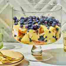 a recipe photo of the Lemon Blueberry Trifle