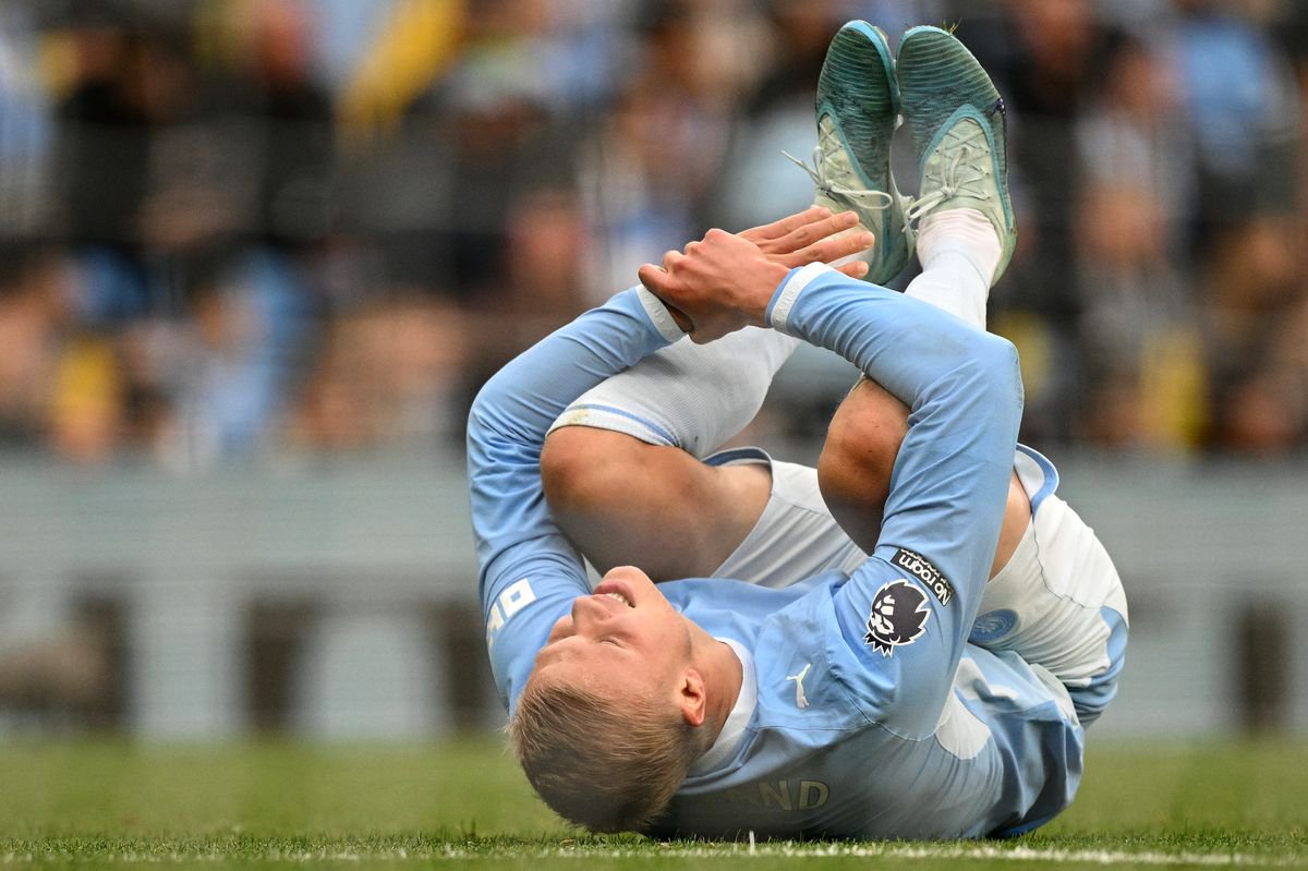 Erling Haaland is a doubt for Manchester City against AEK Athens