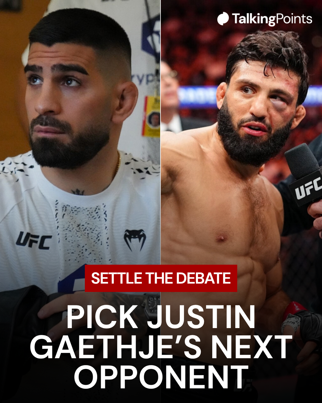 Justin Gaethje has options at lightweight for his first title defense