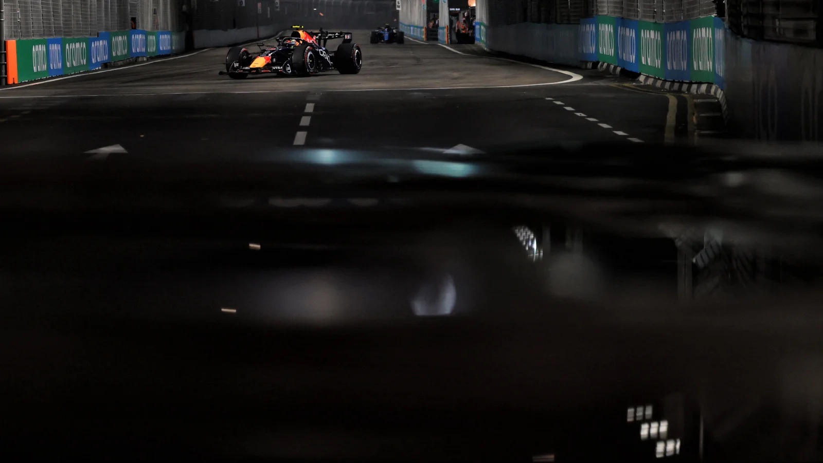 For Hadjar, an issue with the Red Bull ended his involvement