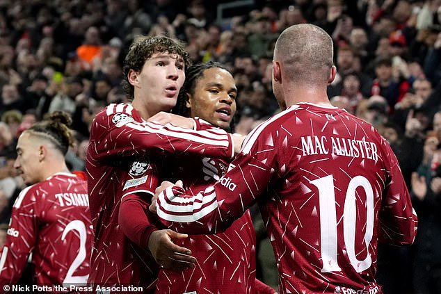 Liverpool beat Villarreal 4-3 in a chaotic Champions League encounter at Anfield on Tuesday