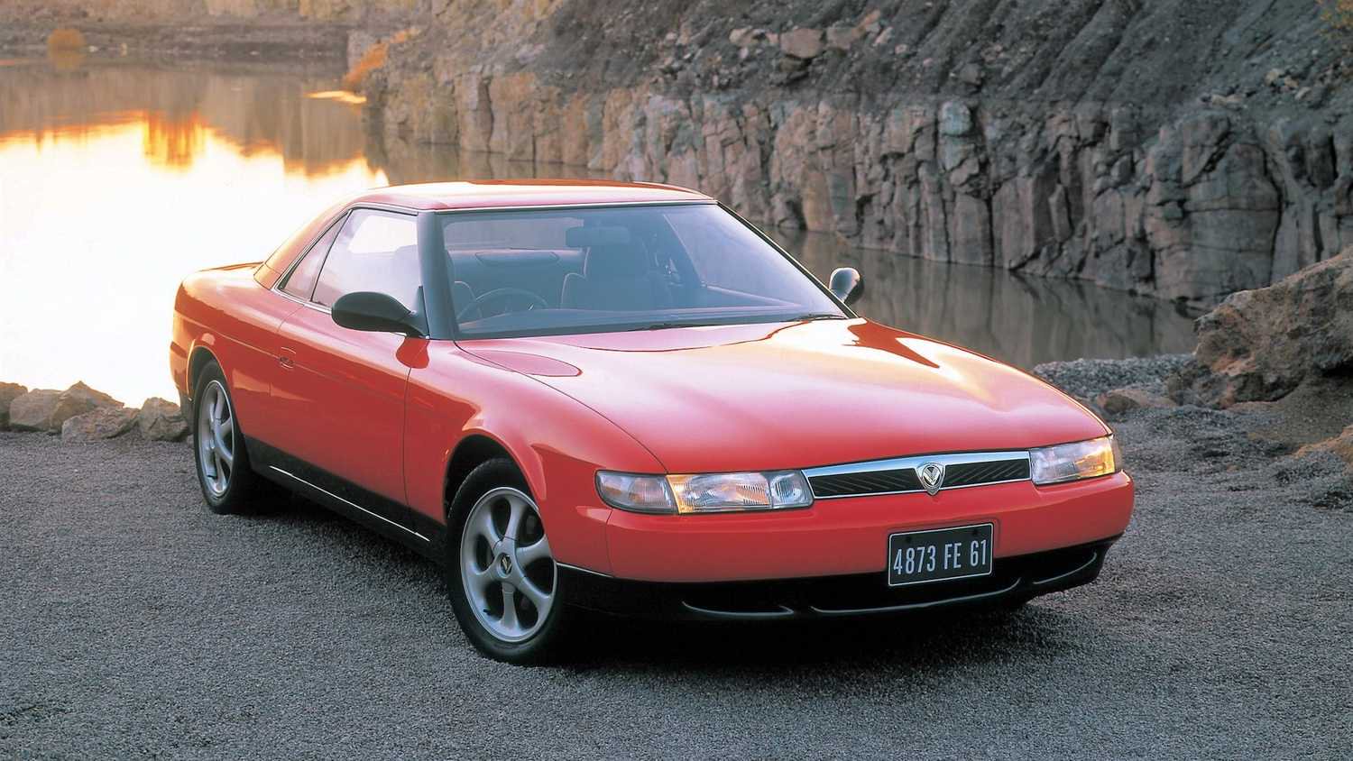 1990 Mazda Eunos Cosmo JC Red Front Angle
