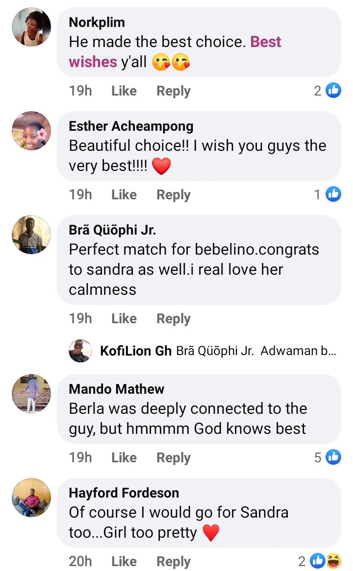 'They knew each other before the show'- Ghanaians reacts to Date Rush Sandra and her newfound partner 5