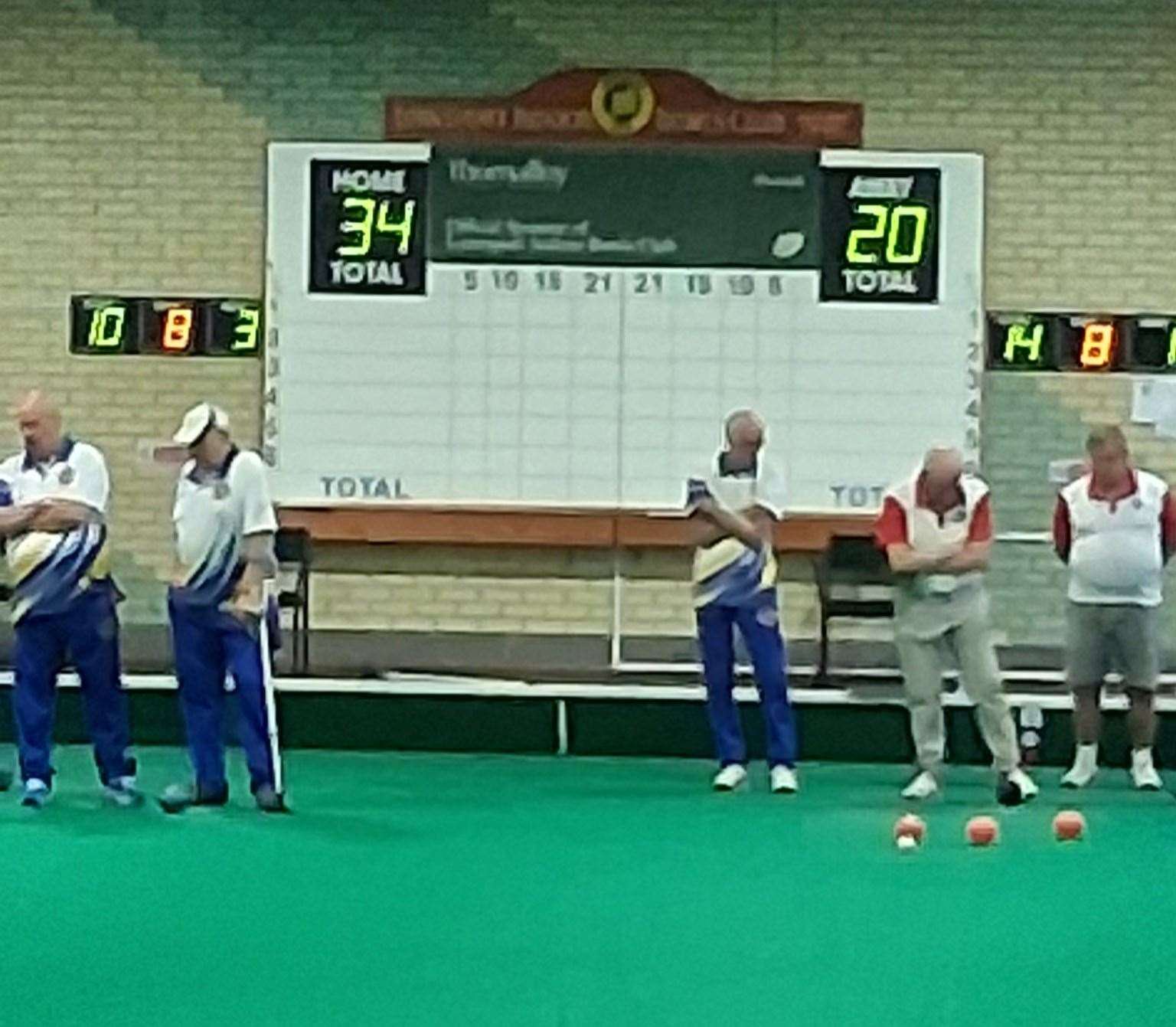 Action from Lynnsport B against Hunstanton.