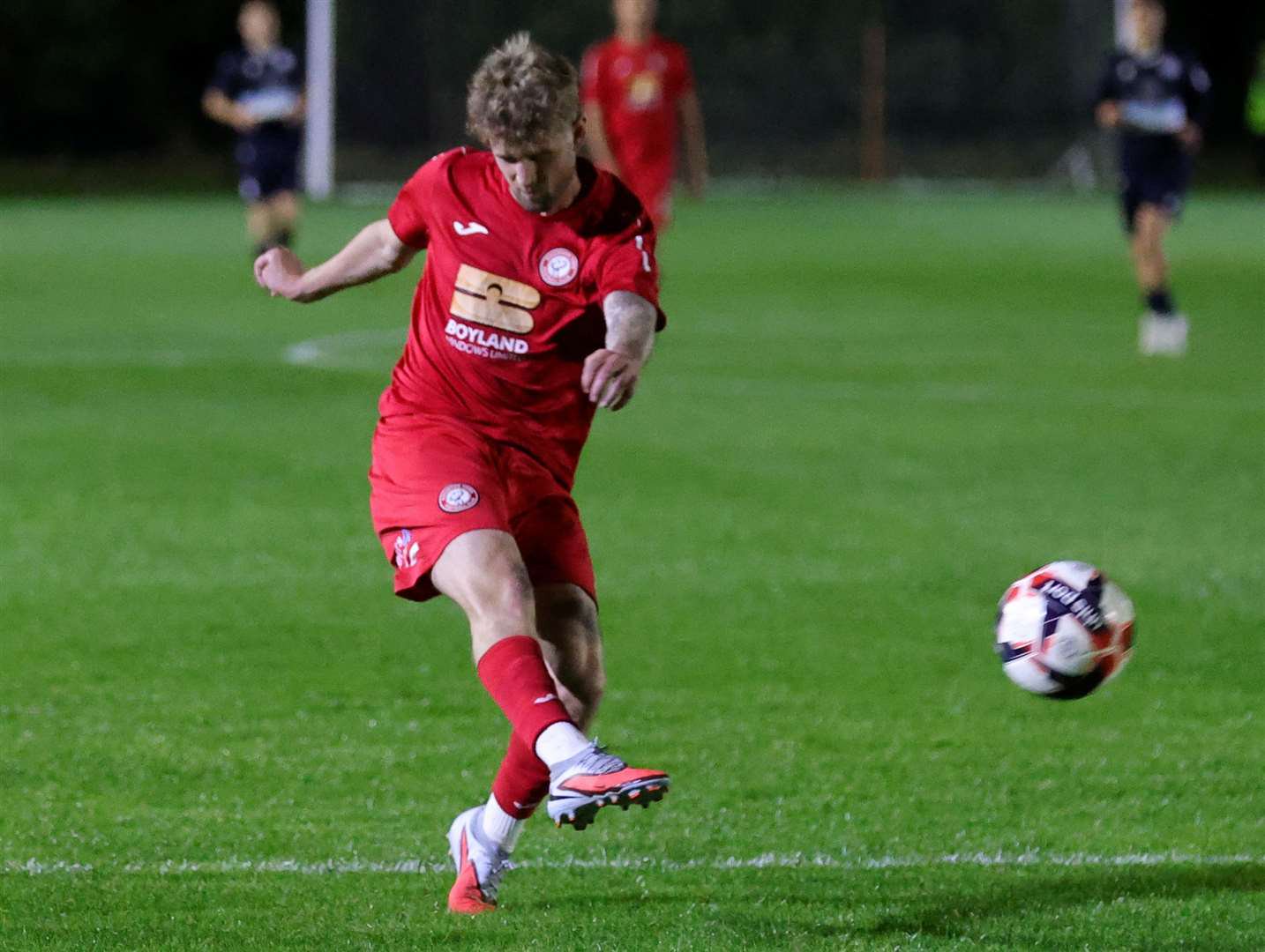 Ben Harris scored Ringwood Town's fourth goal after the break in a 7-0 rout (File picture: @JustinParryPho1)