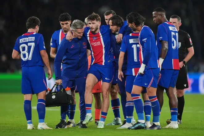 PSG won the match 4-2 on the night.