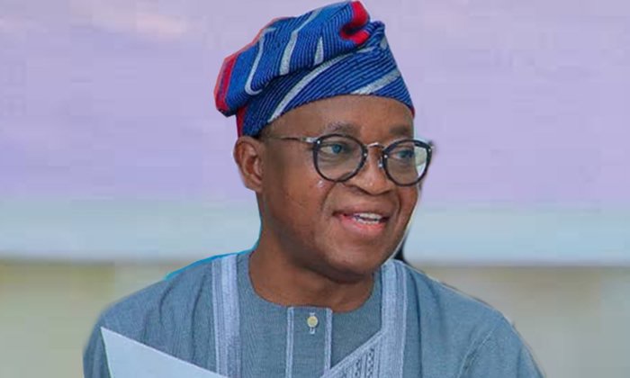 Minister of Marine and Blue Economy, Adegboyega Oyetola,