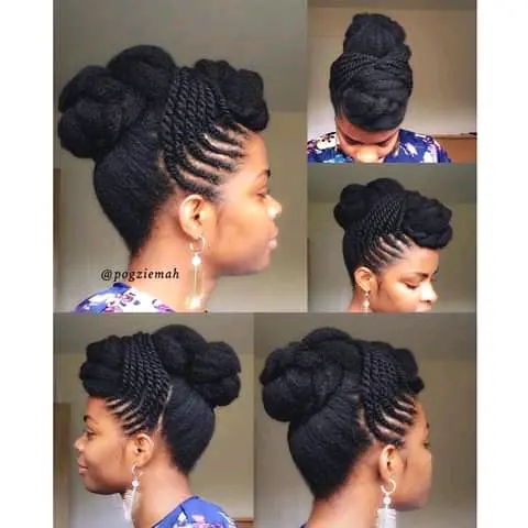 Beautiful ways you can wrap natural hair to look stunning (photos)