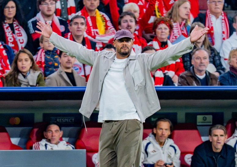 Bayern Munich head coach Vincent Kompany. PHOTO/https://web.facebook.com/fcbayern.en