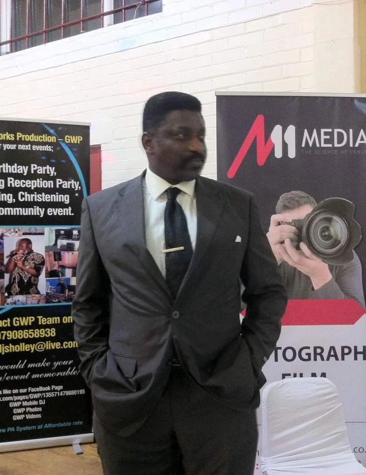 See How Actor Lanre Balogun Looks at The Age of 55(Photos of and His Family)