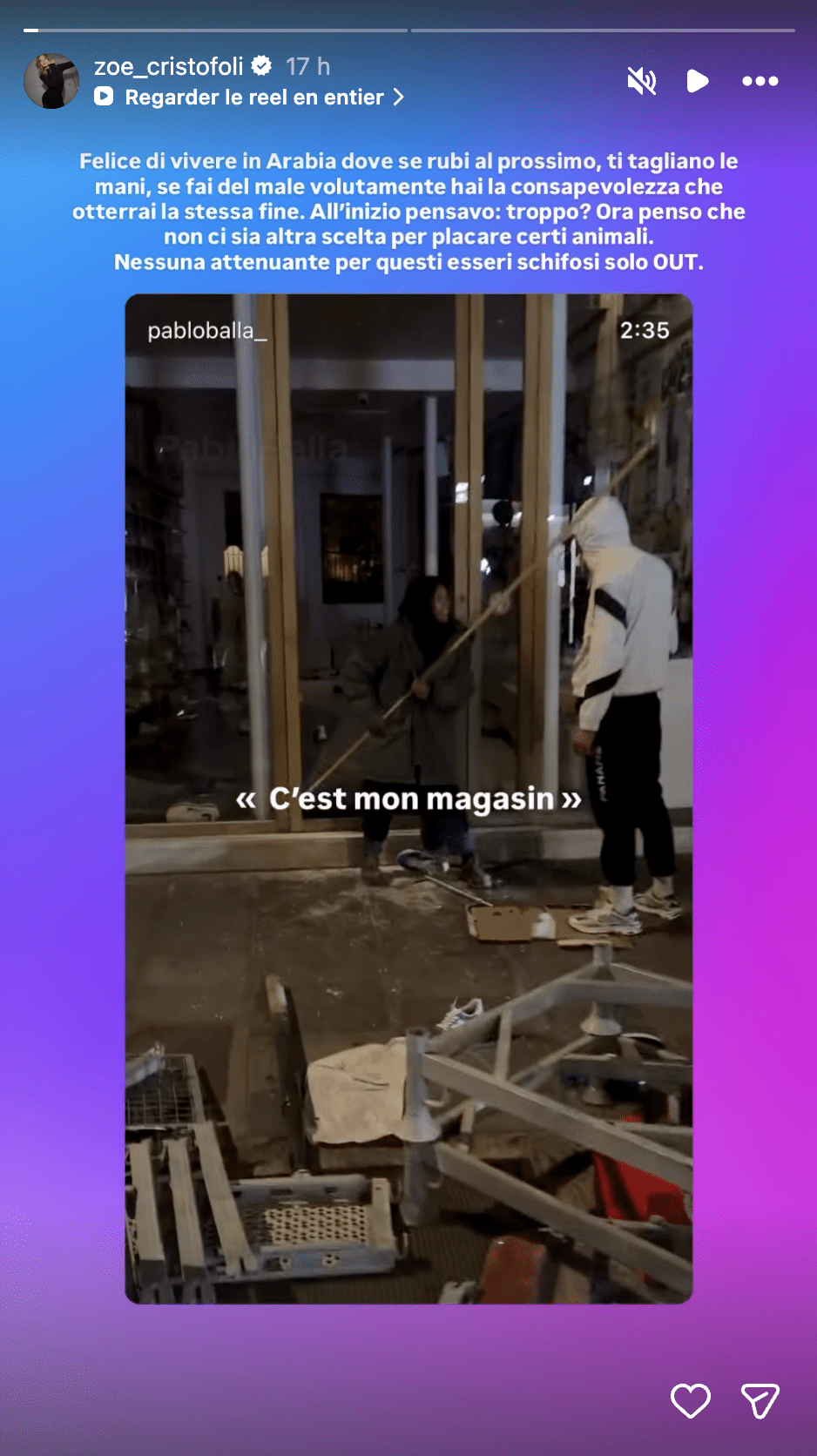 "Pas raciste mais..." : contrairement à Tiziri Digne, la femme de Théo Hernandez demande des sanctions contre "certains animaux" après le 17 octobre
