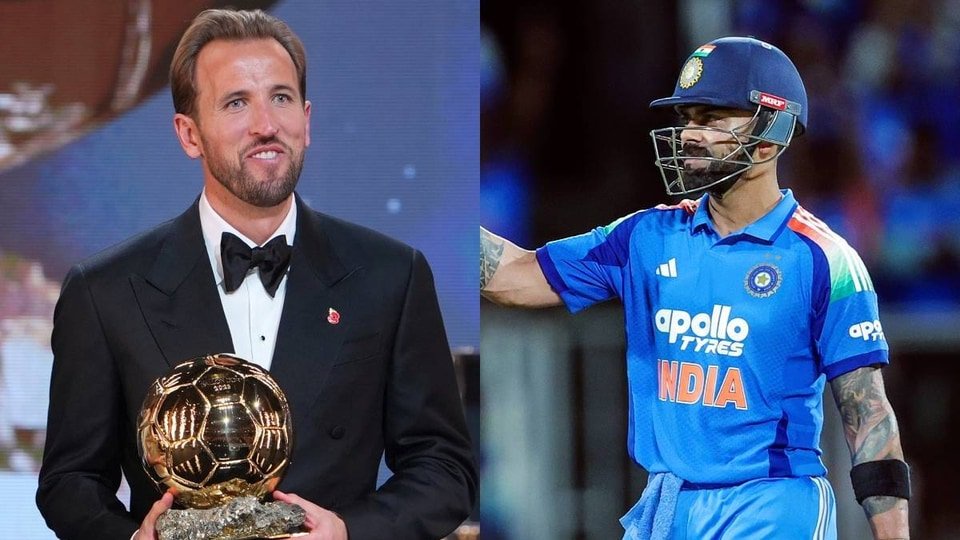 Virat Kohli congratulates Harry Kane on Ballon d'Or win