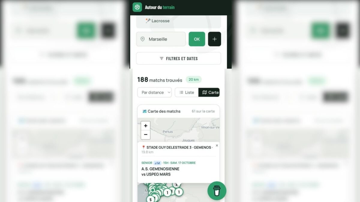 Le site en version téléphone.