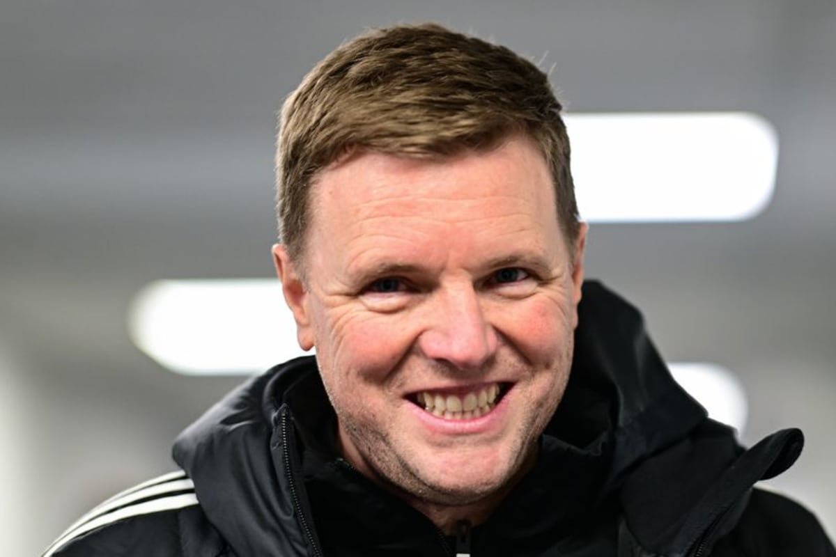 Newcastle United Head Coach Eddie Howe following the Premier League match between Newcastle United and Manchester United at St James' Park