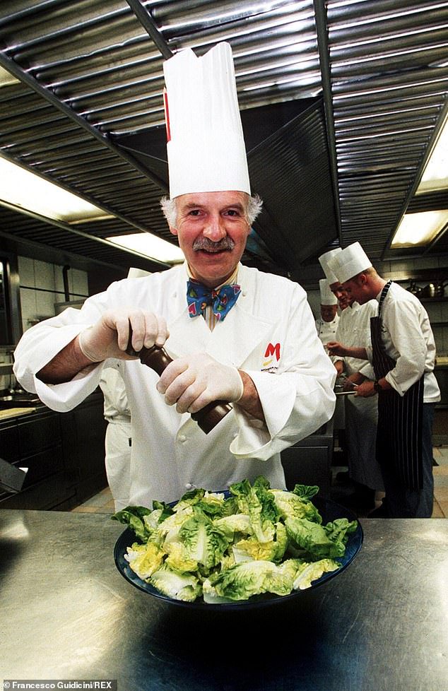 William and Kate's favourite chef, Anton Mosimann, prepared a menu featuring organically sourced Welsh crab and lamb from Highgrove, followed by a trio of miniature trifle, chocolate fondant and homemade ice cream