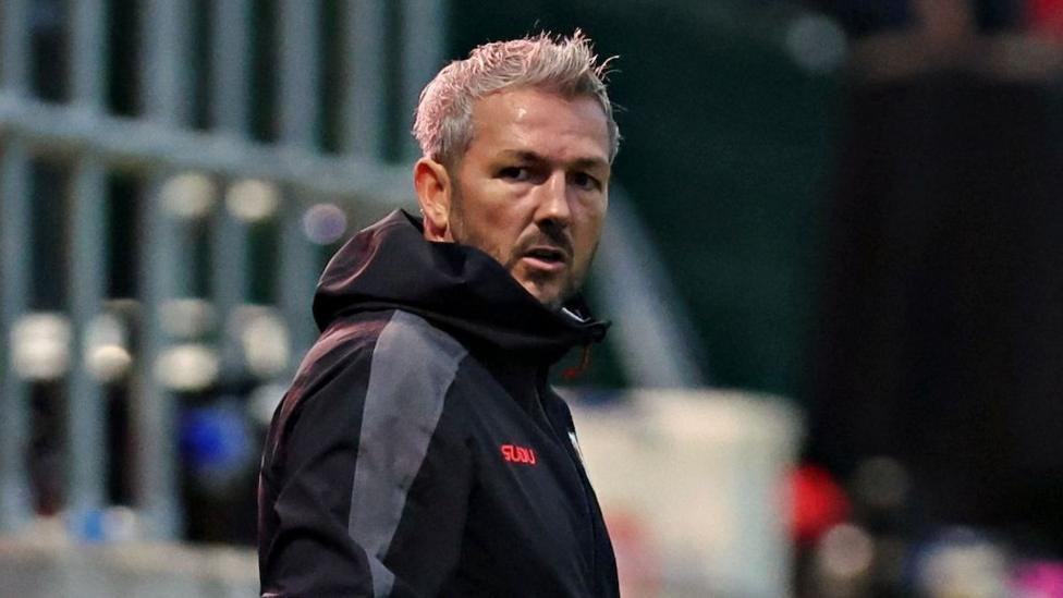 Matty Jones on the touchline for Wales' thrashing by Austria