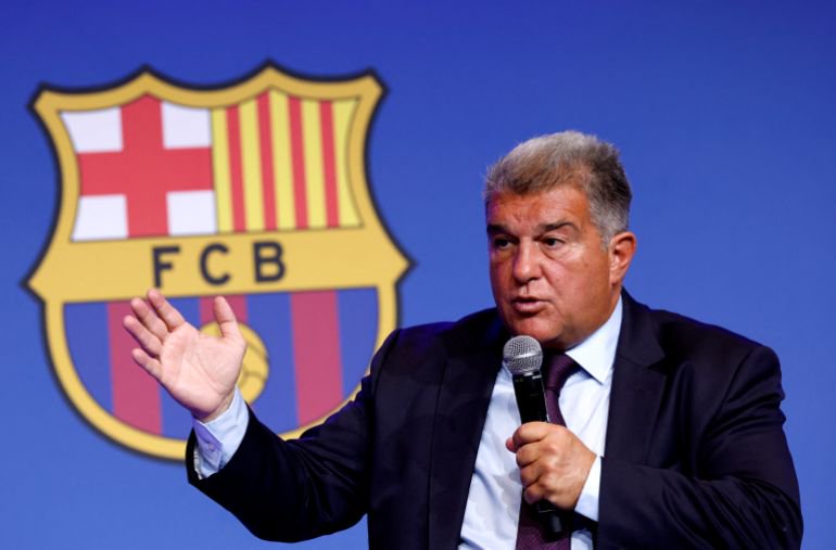 Joan Laporta, a Spanish businessman and politician, has been serving as president of FC Barcelona since 2021, having previously served from 2003 to 2010